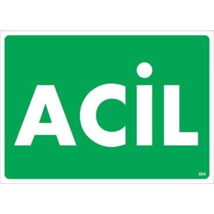 Acil Uyarı Levhası