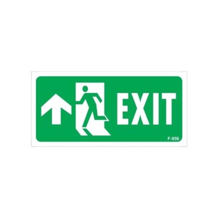 Exıt Uyarı Levhası Yukarı Sol Ok