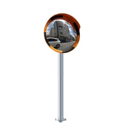 60 cm Trafik Güvenlik Aynası Ve 3 Metre Flanşlı Direk Set