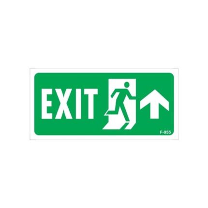 Exıt Uyarı Levhası Yukarı Sağ Ok