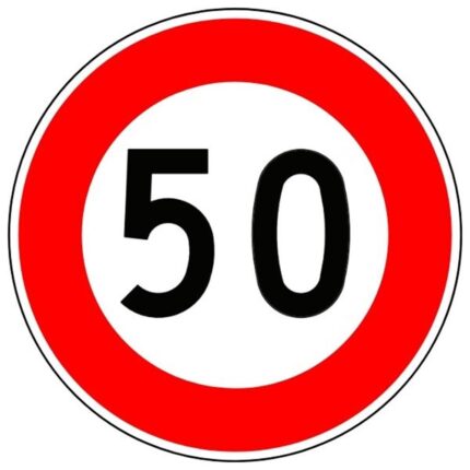 Azami Hız Sınırlaması 50 km Levhası TT-29