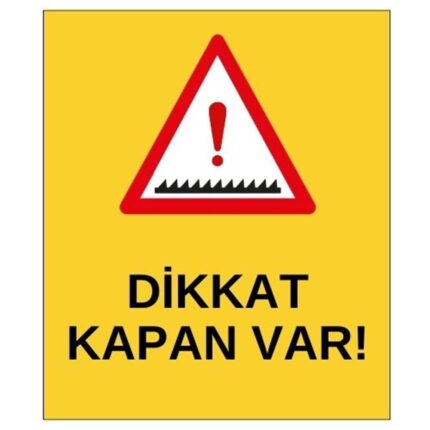 Kapan Var Sticker Yapışkanlı Etiket