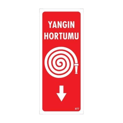 Yangın Hortumu Yön Uyarı Levhası