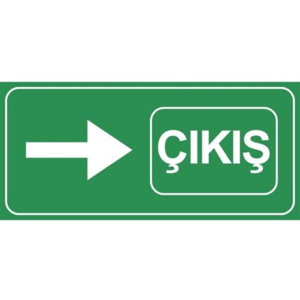 Yeşil Çıkışı Levhası