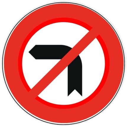 Sola Dönülmez Levhası TT-26B