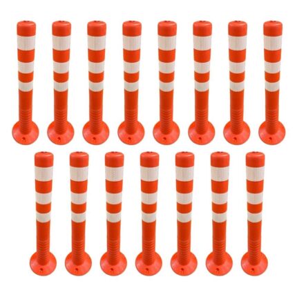 Ekonomik Turuncu 75 cm Esnek Delinatör 15'li Set