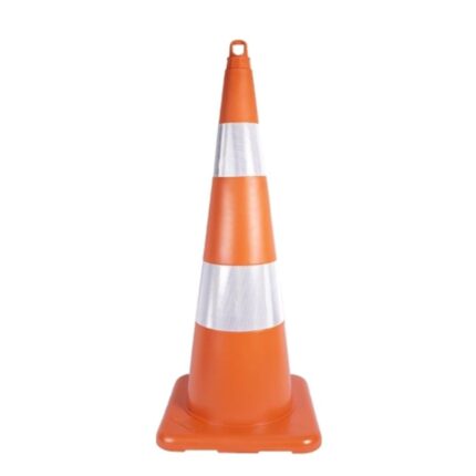 90 cm  PVC Trafik Konisi Dörtgen