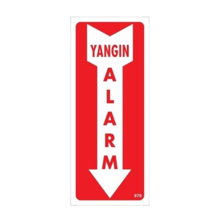 Yangın Alarm Uyarı Levhası