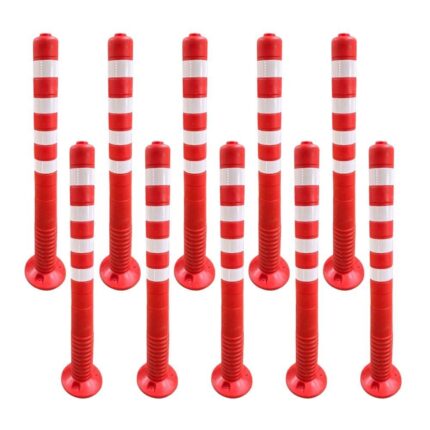 Ekonomik Turuncu 100 cm Esnek Delinatör 10'lu Set