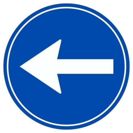 Sola Mecburi Yön Levhası TT-35b