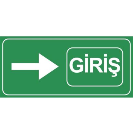 Yeşil Giriş Levhası