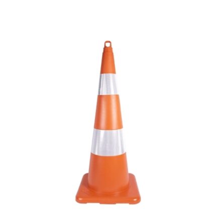 Ekonomik 75 cm PVC Trafik Konisi
