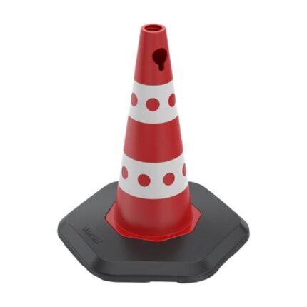 Ekonomik Reklam Konisi Benekli 50 cm Ağırlıklı Reklam Konisi Reklam Dubası