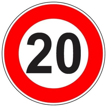 Azami Hız Sınırlaması 20 km Levhası TT-29