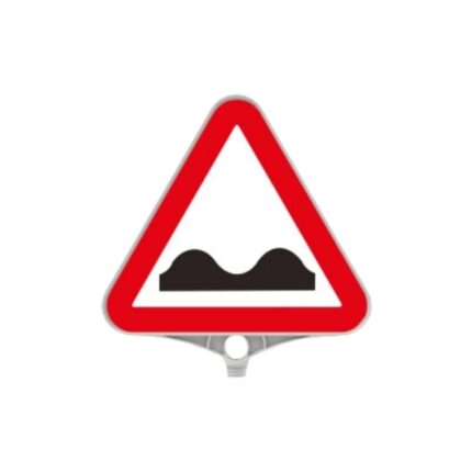 Kasisli Yol Levhası Üçgen Plastik Uyarı Levhası