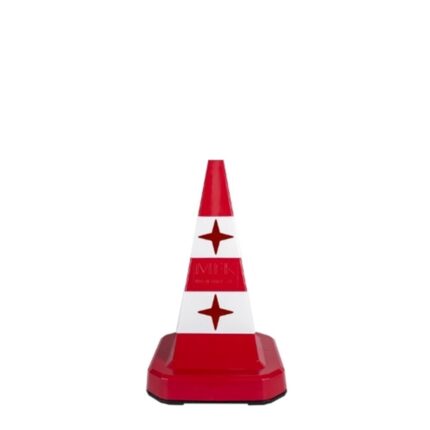 Kedi Gözlü Kırmızı Reklam Konisi