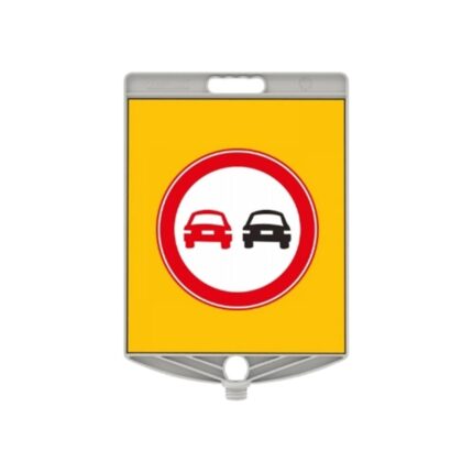 Sollama Yasak Levhası Dikdörtgen Plastik Uyarı Levhası